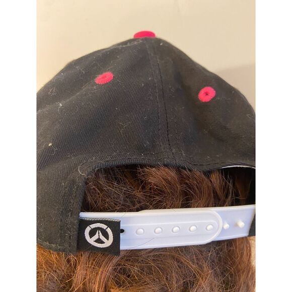 Jinx Blizzard Entertainment Pink Bunny OverWatch Snapback Hat Cap - Picture 2 of 5